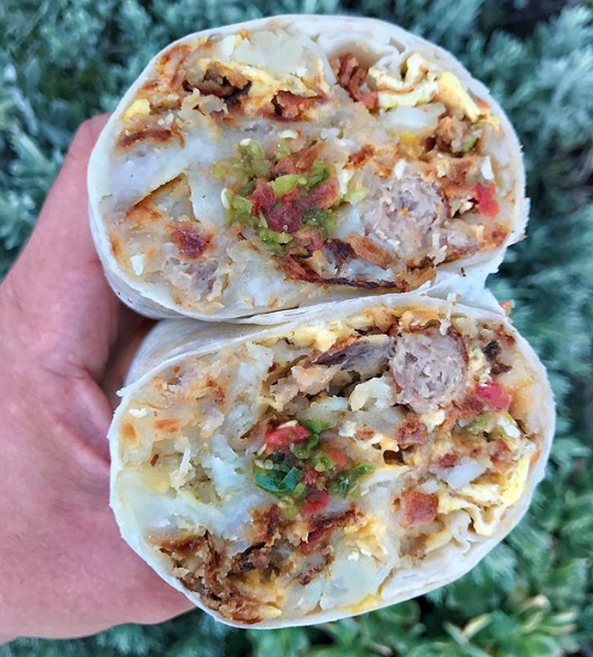 VisitBurbankUSA's tweet photo. Stop by Burbank’s Corner Cottage for the most important meal of the day and get yourself one of their famous #breakfast #burritos! 😋 #cornercottage [📷: @lafoodieguy] https://t.co/LcFrAUpVP3