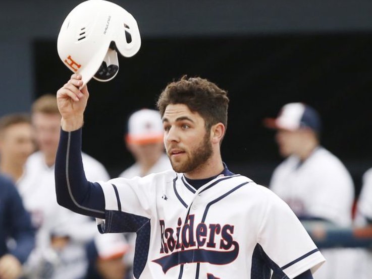 Harrisonbsball's tweet photo. 3 days until Opening Day!
 
Alex Bauer, #3 from the Class of 2018, finished his outstanding career as a 3-time All-NCC performer &amp; was a 2-year captain of the Raiders. Alex's career #'s...

.355 BA
53 RBI
72 R
86 H
21 2B
.884 Fielding % https://t.co/4J50TkoHWQ