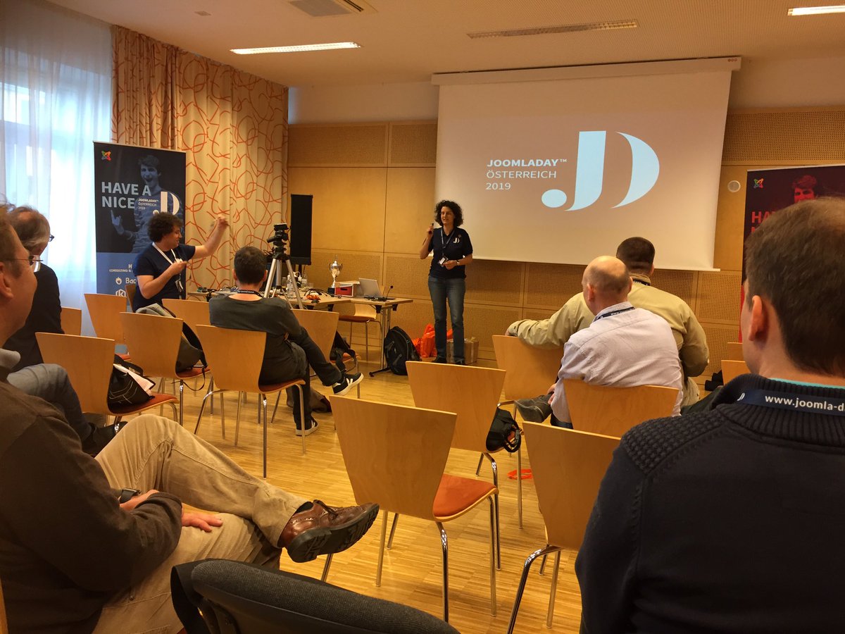 Das wars! JoomlaDay Österreich schon wieder vorbei. Sehr schön war’s. Vielen Dank, Team, Sponsoren, Speaker und Besucher! Tschüß Wien, bis in 11 Tagen! #JD19AT #joomla #opensource #wien
