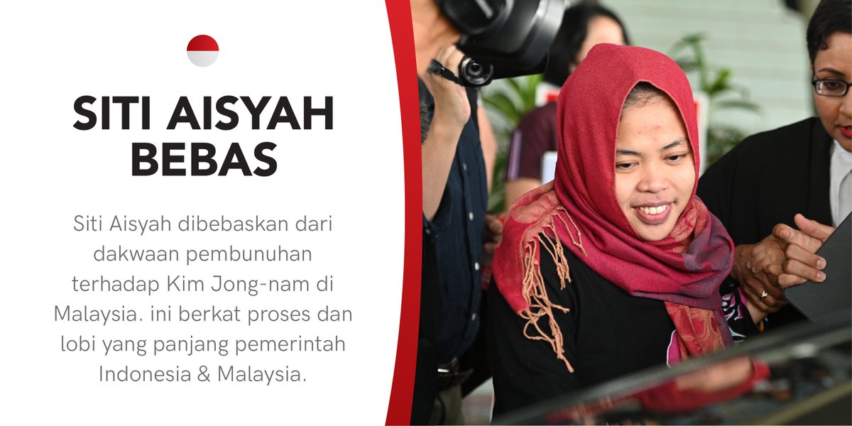Kasus Siti Aisyah adalah bukti bahwa pemimpin kita saat ini mau memperjuangkan rakyatnya. Subahanallah. 
#DebatAsikJokowi #DebatPilpres2019 #JokowiMakinMantul