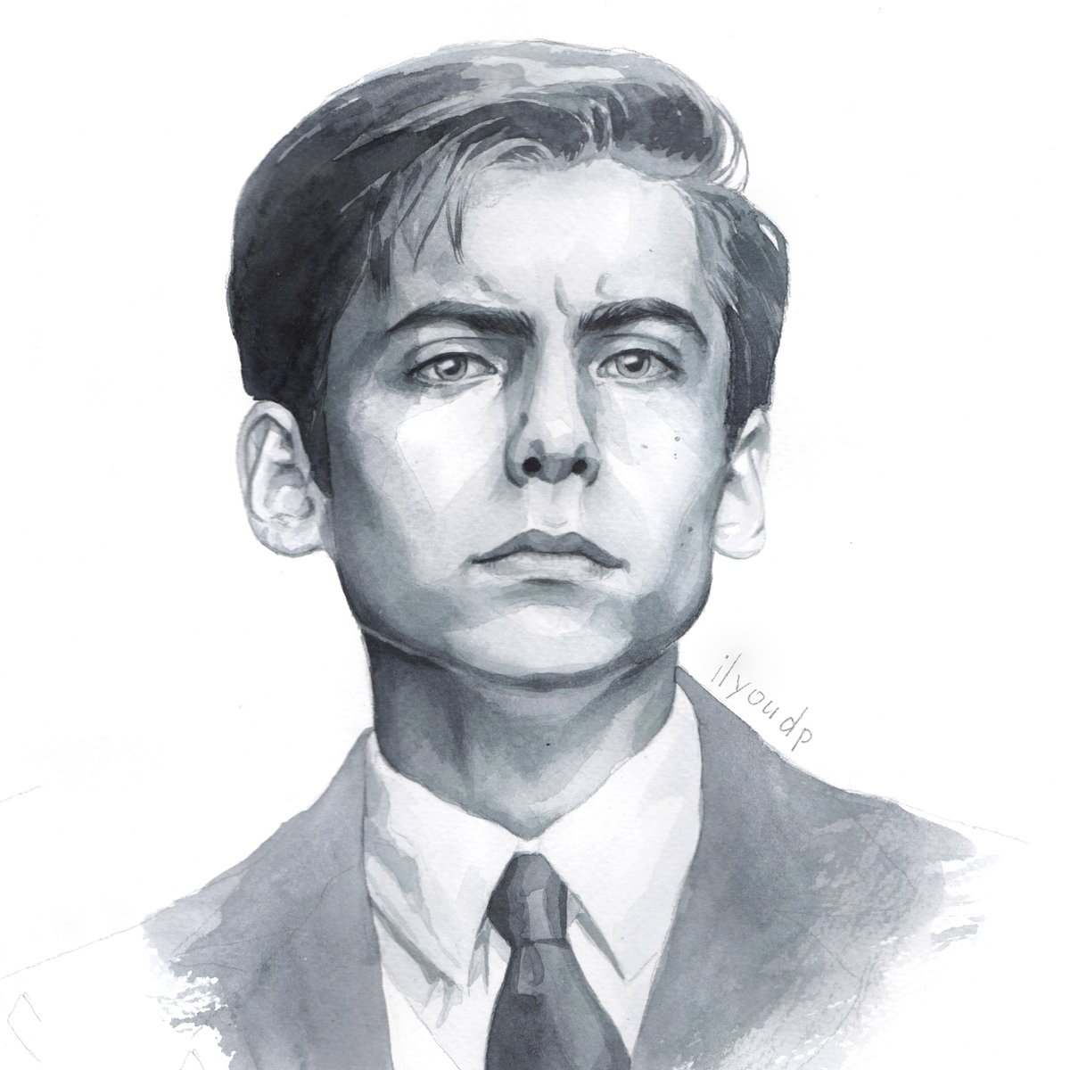 ilyoudp's tweet photo. I'm come back with drawing of @AidanRGallagher 
#AidanGallagher #UmbrellaAcademy #number5 #numberfive https://t.co/B4qrWnY1tC