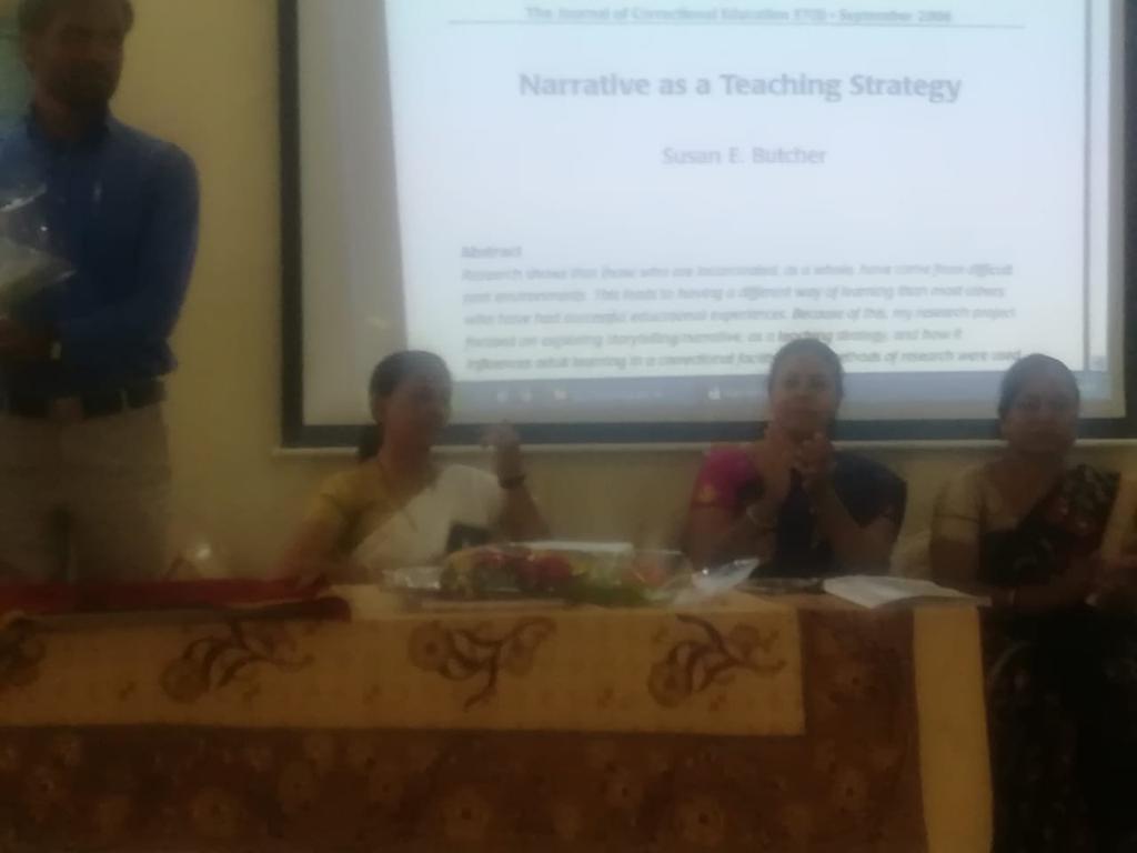 #RAASpoken English Diecpd sangamner principal Res.Jade mam visited Spoken English program training.Mam guided us felt better after visiting our BRC block Nagar.