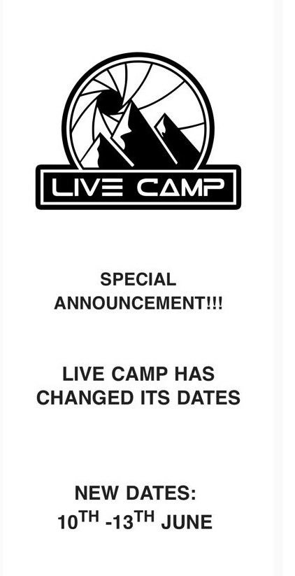 livecamcamp's tweet photo. Now, this is #news! Did you get our #newsletter? #Live #Camp has changed the #dates so we will see you from 10th to 13th June 2019! #See you there! The #future has never looked so #bright! #livecam #camgirl #independent https://t.co/yDVjB138Bu