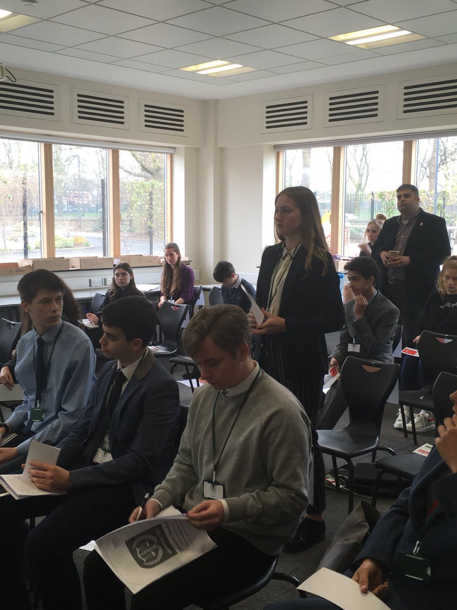 mrsowen_cz's tweet photo. Huge well done to @AGGS_MUN India 🇮🇳 team today... both as delegates and chairs.. good luck tomorrow and thank you to @AGGSRS for going with them 😁 great job SGS for a fab conference. https://t.co/px1pv2Fg3W