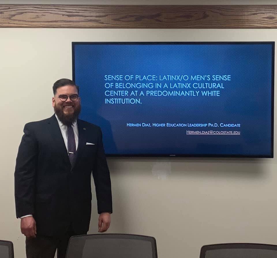 SamSpeakerGuy's tweet photo. Summer 2002. Met this GVSU student and knew he was the real deal. Put him online (first and only line I ever Deaned) and he proved me right over and over. He is a zilla in all he does... husbandzilla, dadzilla and now PhDzilla. Congrats Hermano! #BeardZilla @sigmalambdabeta https://t.co/tPY4S4G2oR