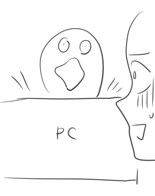 保志のあくびの様子 