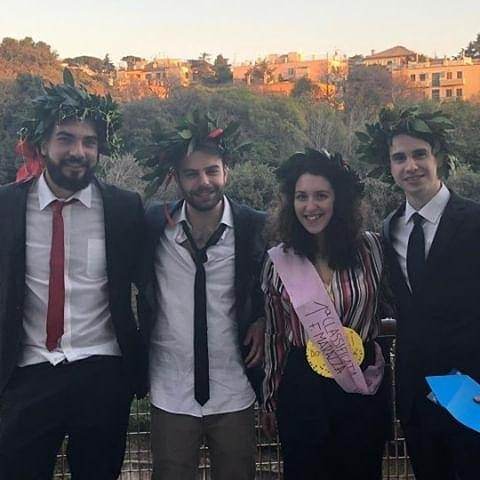 InfUNIGE's tweet photo. #computerscience MSc #graduationday @unigenova Congratulations to Enrico, Francesca, Nicolò & Vincenzo! 👨🎓👩🎓 #datascience #dataengineering #infunige #infunigelife #dibris #unigenova https://t.co/gV1tjjinQJ https://t.co/fJkpKlqq7v