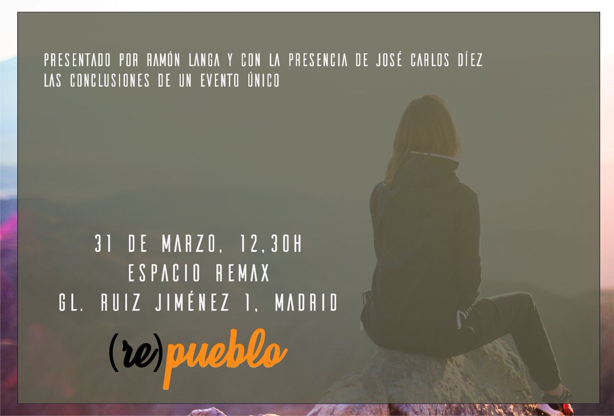 isaresina's tweet photo. Mañana conclusiones de la #EspañaVaciada con un tono positivo #EventoRepueblo #LaBuenaVida!! De la protesta a la propuesta https://t.co/O7vyjWhHKE