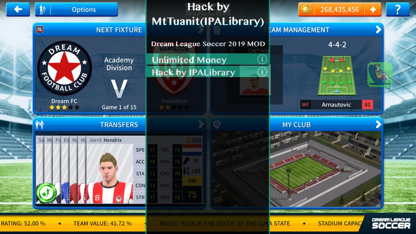 Dream League Soccer 2018, Software