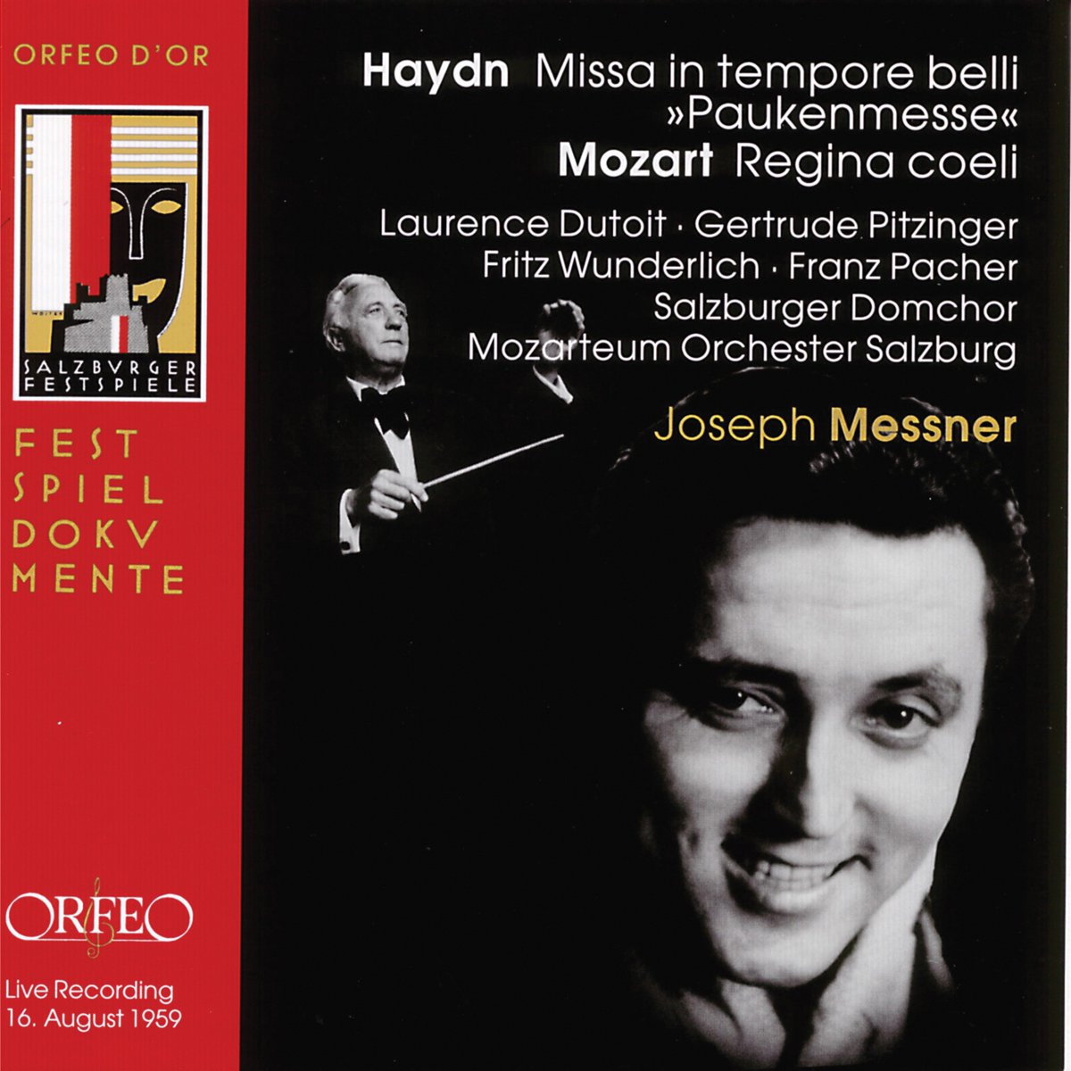 MozartCircleCN's tweet photo. New March 2019: @ChandosRecords #Orfeo
New release of famous old recording of #Mozart & #Haydn Sacred Music with #FritzWunderlich #JosephMessner (LIVE): Regina Coeli, K. 276 & Missa in tempore belli! #ff @MOSalzburg @StiftungMozart @Hehsu @SindacaSalzburg https://t.co/A4fM8Aujm4 https://t.co/3Sst89XvOl