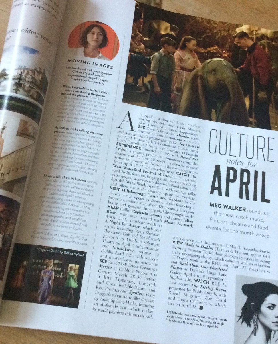 Nice surprise to pick up Image magazine in Dublin and see this article by Meg Walker highlighting the Offset Festival talk April 6th, tickets still available. Thanks <a href="/image/">lolwasdf</a>.ie⁣