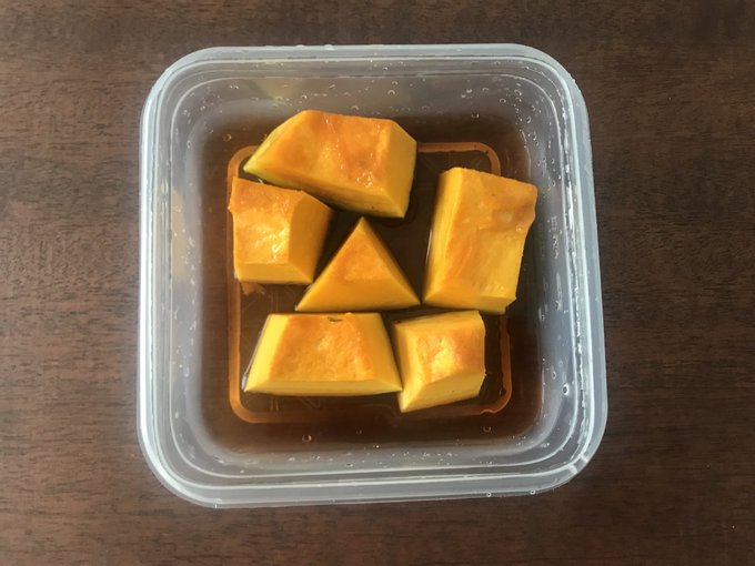 もうお鍋には戻れない レンジで一発 簡単美味な かぼちゃの煮物 と