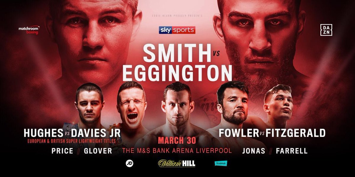 LeoBenatar's tweet photo. Hoy a las 16:00 hs (Argentina) hay #Boxeo en @DIRECTVSports @directvsportsar #BoxeoenDirectv desde Liverpool en Vivo, Liam Smith vs Sam Eggington por el titulo mundial Silver vacante Super Welter del @WBCBoxing
Te espero como siempre junto a @MarianoOliveros https://t.co/foJZ0Prbdp