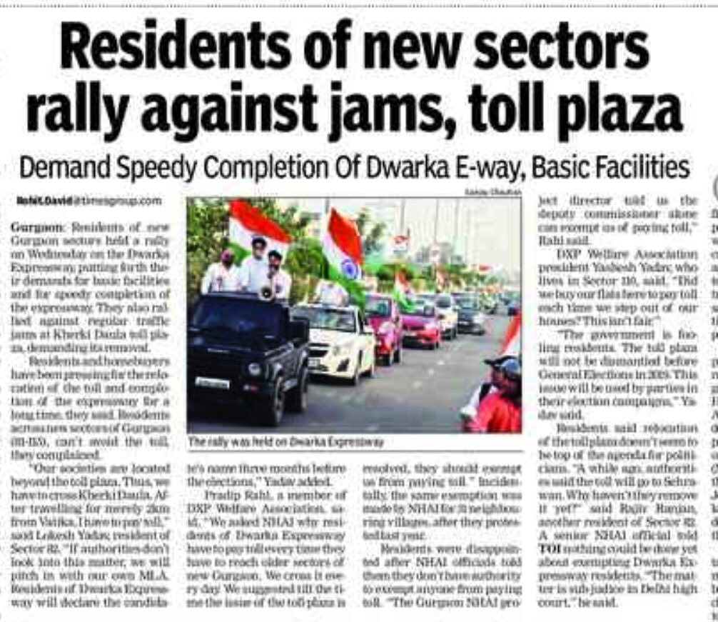 KDTollRemoval's tweet photo. @mlkhattar #Kherkidaulatoll Ek Rog in #Gurugram https://t.co/BEySDYN4Jm