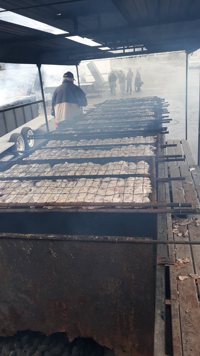 Chicken is on the Grill!