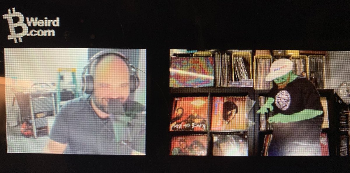 BitcoinWeird's tweet photo. New Video on https://t.co/prwxiCR48g - Episode 2 with @junseth talking to @ScrillaVentura about beanie babies, his thoughts on NFTs, Censorship, Alex Jones & much more. @DJPEPE_ makes an appearance- & it’s all sponsored by @BitcornCrops #BitcoinWeird https://t.co/p9N0Y1tJdK