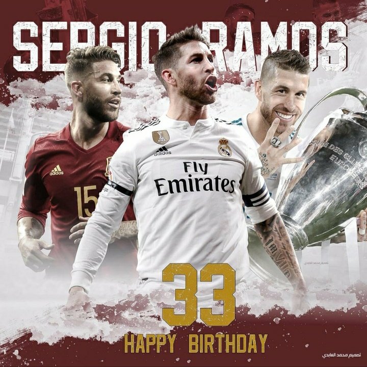 Happy birthday Sergio Ramos. 