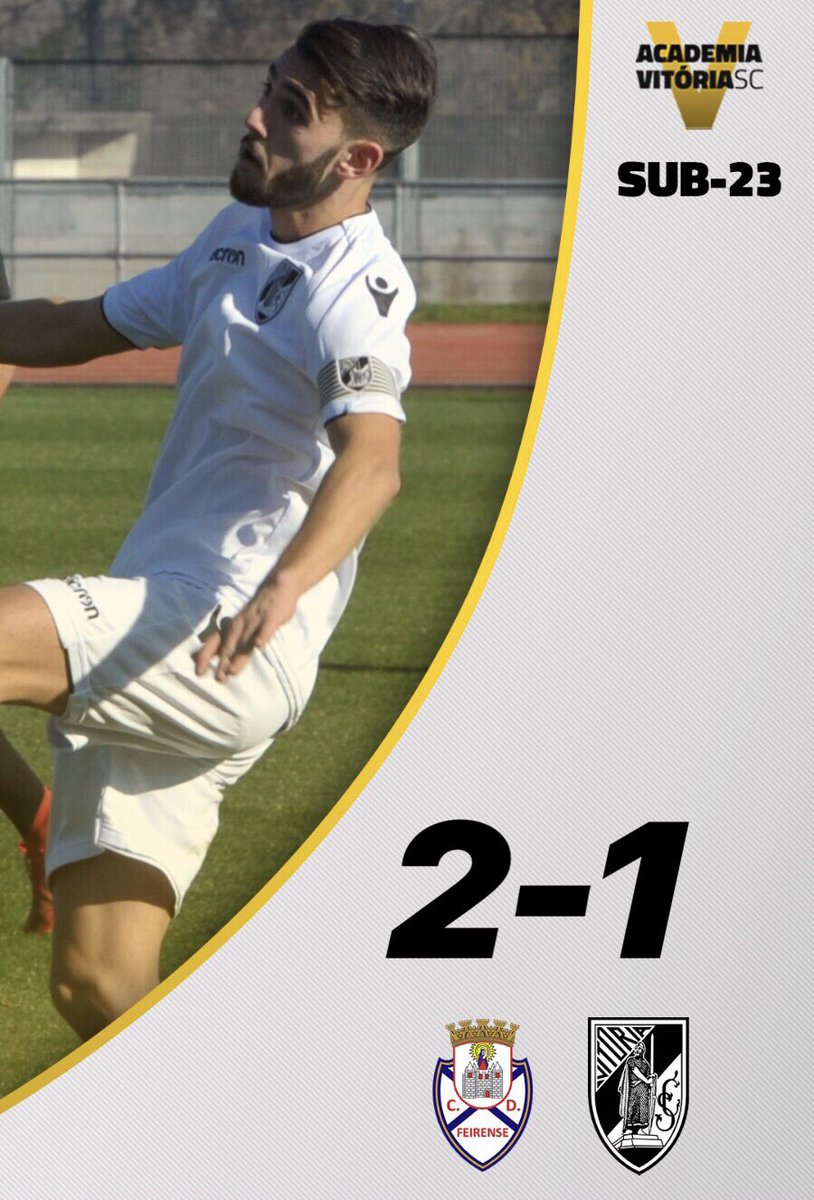 VitoriaSC1922's tweet photo. #SUB23 sofrem desaire na visita ao reduto do CD Feirense.
#AquiÉSóVitória #LigaRevelação #SUB23VSC #VSCFormação #CDFxVSC #Conquistadores https://t.co/eJgflSAp56