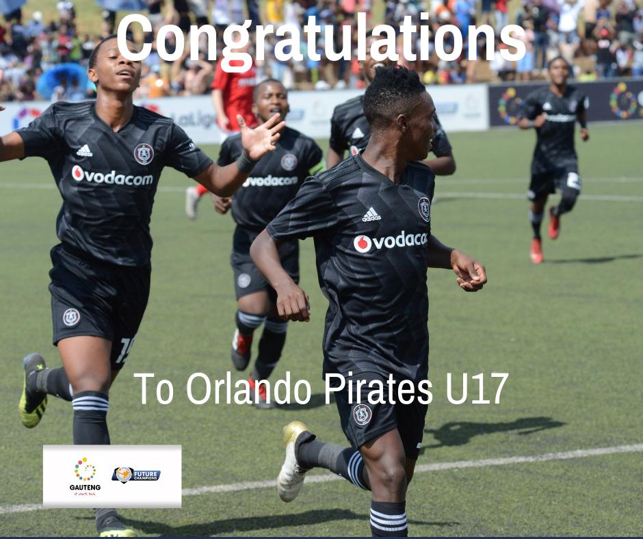 Future Champions (@futurechampsu17) on Twitter photo #Futurechampions2019
Full time:
<a href="/orlandopirates/">Orlando Pirates</a> 1 - 1 <a href="/spartak_academy/">Академия Спартак</a>
Penalty Shootout between <a href="/orlandopirates/">Orlando Pirates</a> & <a href="/spartak_academy/">Академия Спартак</a>
<a href="/orlandopirates/">Orlando Pirates</a> Penalties 8
<a href="/spartak_academy/">Академия Спартак</a> Penalties 7
The first time a South African team has won the Future Champions international tournament #Futurechampions2019
Full time:
<a href="/orlandopirates/">Orlando Pirates</a> 1 - 1 <a href="/spartak_academy/">Академия Спартак</a>
Penalty Shootout between <a href="/orlandopirates/">Orlando Pirates</a> & <a href="/spartak_academy/">Академия Спартак</a>
<a href="/orlandopirates/">Orlando Pirates</a> Penalties 8
<a href="/spartak_academy/">Академия Спартак</a> Penalties 7
The first time a South African team has won the Future Champions international tournament