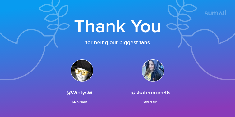 beasoneffect's tweet photo. Our biggest fans this week: @WintysW, @skatermom36. Thank you! via https://t.co/c2NcVuB3Cb https://t.co/5op1fTKOvO