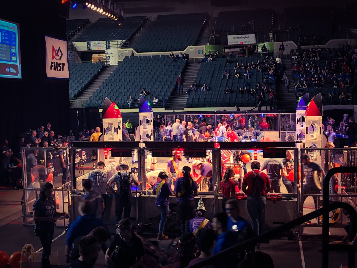 3484 starts Saturday ranked #8 out of 60 at #buckeyeregionalfrc Lots of great teams here.  Looking forward to another exciting day.  Good luck to all! Watch the matches here:
twitch.tv/firstinspires1 twitch.tv/firstinspires2 <a href="/MarysvilleEVSD/">Marysville Schools</a> <a href="/MarysvilleECHS/">Marysville STEM Early College High School</a>  #OMGrobots