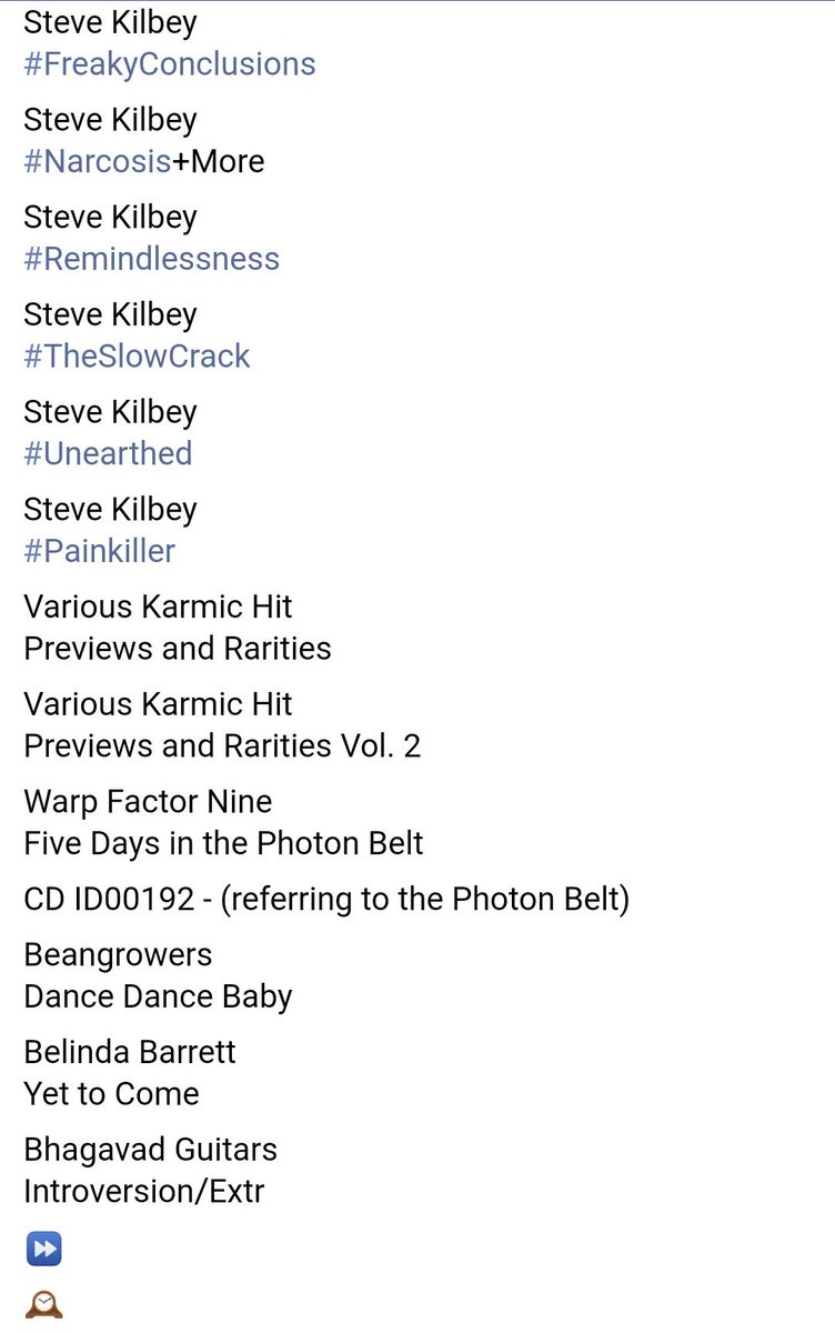 stevekilbey's tweet photo. #KarmicHit releases incl;
#Beangrowers
#BelindaBarrett
#BhagavadGuitars
#BigSpaceship
#DavidLane
#Flywheel
#GiltTrip
#Halogen
#Hypertonic
#Isidore
#JackFrost
#JLK
#JohnKilbey
#MissV
#ThePennyDrops
#Pluto
#Pugwash
#Snog
#Soma
#SteveandRussellKilbey
#SteveKilbey
#WarpFactorNine
🕰 https://t.co/DQNSzxVrt9