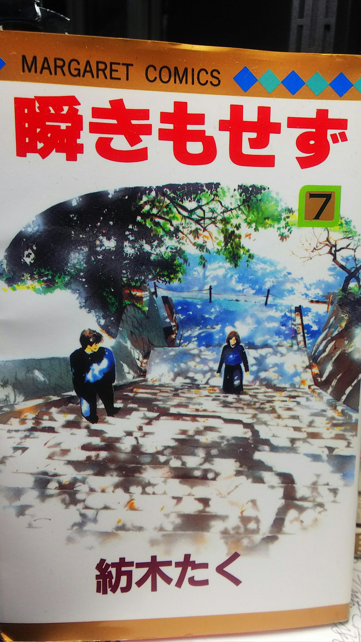 ナンブ寛永 紡木たく 瞬きもせず 7巻表紙絵 光の加減すげえな これ水彩なのか T Co T7jyfkv5x3 Twitter