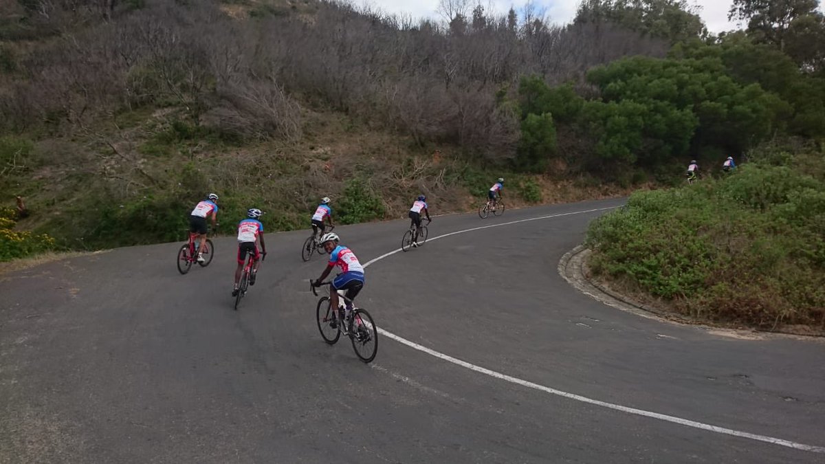 Some hill climbing fun this morning