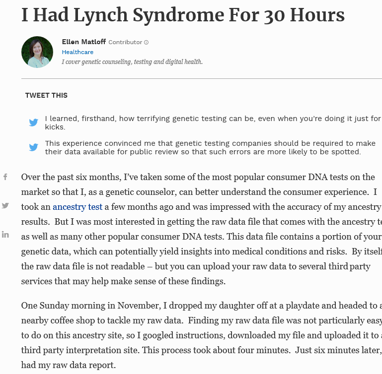 CDC_Genomics's tweet photo. Read NEW CDC Blog: How Genetic Counselors are Dealing with Direct-to-Consumer Genetic Testing. https://t.co/l1qKTZnSDC https://t.co/rhb30Vyvvz