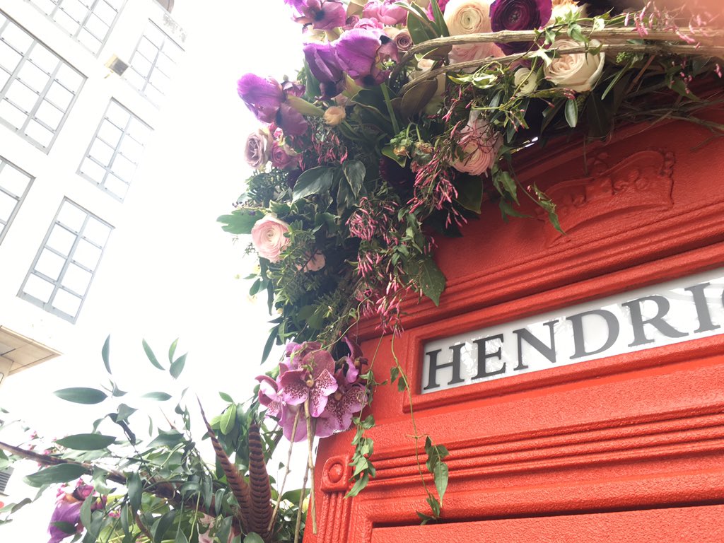 TheGinClan's tweet photo. Loving the floral vibe from Hendricks gin in #Edinburgh today with #Hendricksmidsummer from @HendricksGin https://t.co/PGxFZFAi41