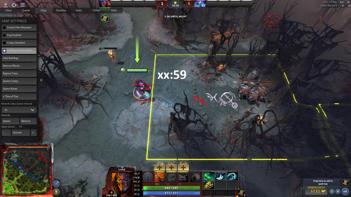 dota 7.00 fps mac