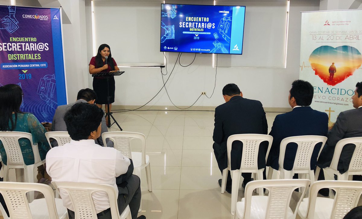 AdventistasAPCE's tweet photo. Comenzamos con el Encuentro de Secretari@s Distritales de Iglesias del #APCE https://t.co/Xjjh2oHQ9U