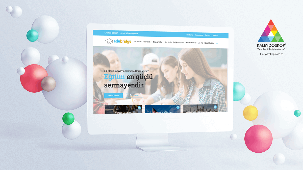 Eğitim şart ama hangi ülke ve hangi eğitim diyorsanız, yeni projemiz yayında ❗
➡ edubridge.co
📌 Dil Okulu
📌 Yurtdışında MBA
📌 Yurtdışında Üniversite
📌 Teknik Personel
📌 Sağlık Çalışanı  #eğitim #yurtdışındaeğitim #kaleydoskop #webdesign #webtasarım