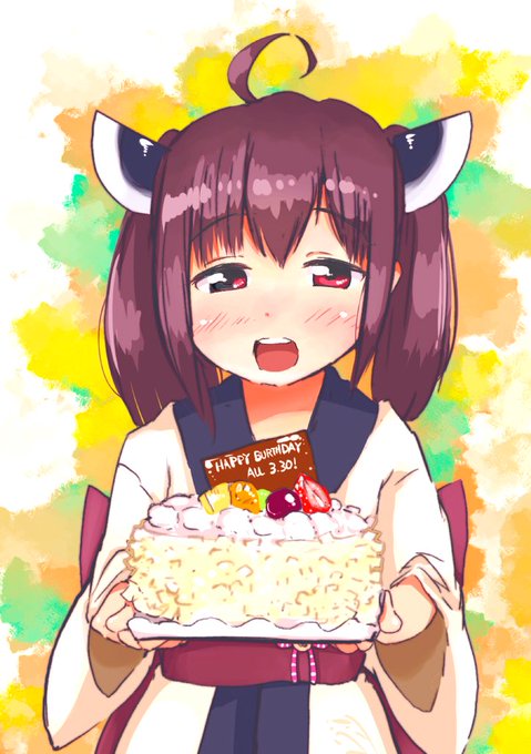 「バースデーケーキ 赤目」のTwitter画像/イラスト(古い順)