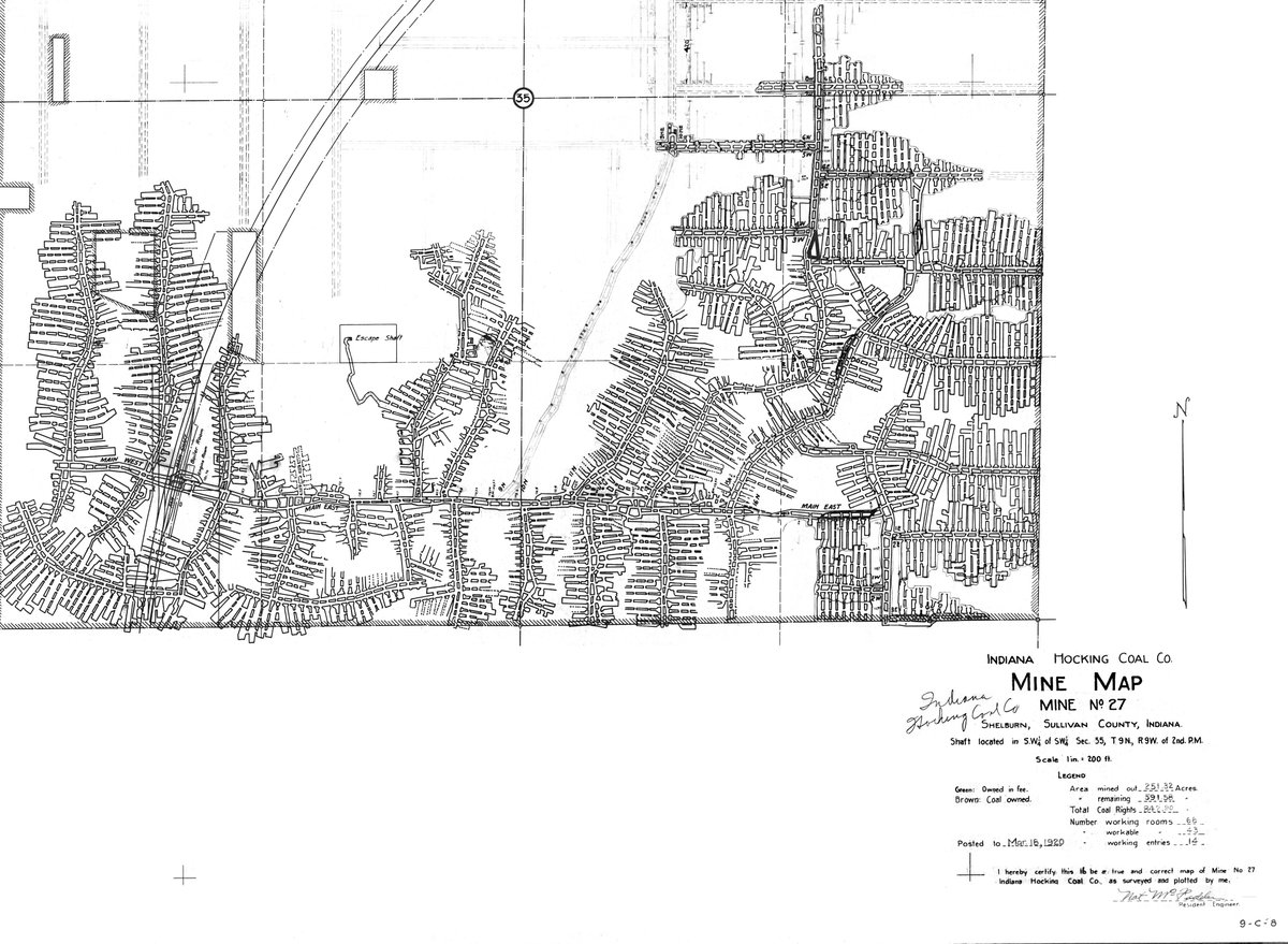 OSMRE's tweet image. When Virginia #1 takes on Indiana there&apos;s no telling which will be victorious. All we know is only one of these coal mines can make it to the semifinals of the #MarchMapness Tournament. Vote now! #MineMaps @minemaps