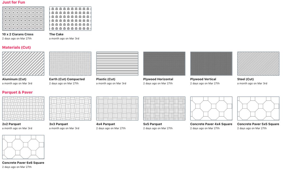 pattycakeio's tweet photo. 📚 Library Update 📚

We've added over a dozen new patterns to our library - and we're just getting started. 

Sign up for a FREE account at https://t.co/9FzFguU00r to easily access, edit, and download any of these .pat files.

Have any requests? Reply here or send us a DM!

🙏🎂 https://t.co/8jusUK5Txu