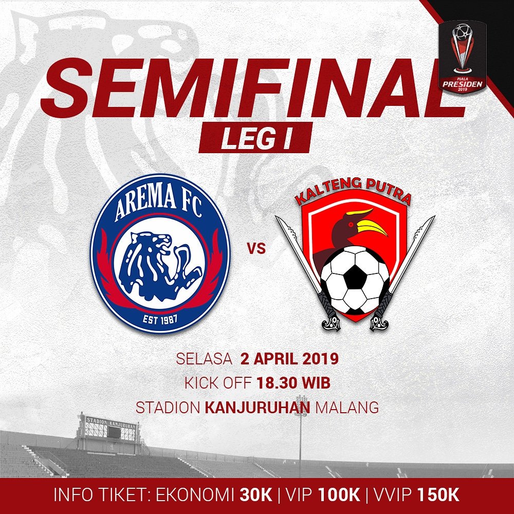 Tiket Box dibuka mulai besok Minggu 31 Maret 2019 di Kandang Singa Jl Mayjen Panjaitan 42 Kota Malang.

Ladubkan.. #aremania #aremafc #singoedan