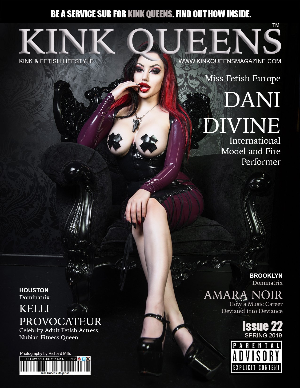 KINK QUEENS ™ on X: #London #England-based #fetish alternative model  @Dani_Divine is popular in the alternative world, modeling with appearances  at #TortureGarden #LondonFetishWeekend and #NewRockBoots. Now the #British  #bombshell graces the cover