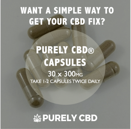 PurelyCBD's tweet image. Looking for a more simple way to take your CBD? Capsules are the option for you. 30 oral capsules contain 15,000mg of 100% Cannabis Sativa L. and 300mg of the active ingredient CBD. 

Visit our site for more information: purelycbd.co.uk/product/purely…