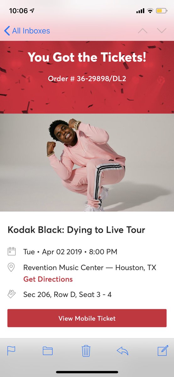 erickruben22's tweet photo. SELLING 2 KODAK BLACK CONCERT TICKETS FOR 80$$$$$. 

DM ME IF INTERESTED!!!!! https://t.co/BOgq6lKR2g