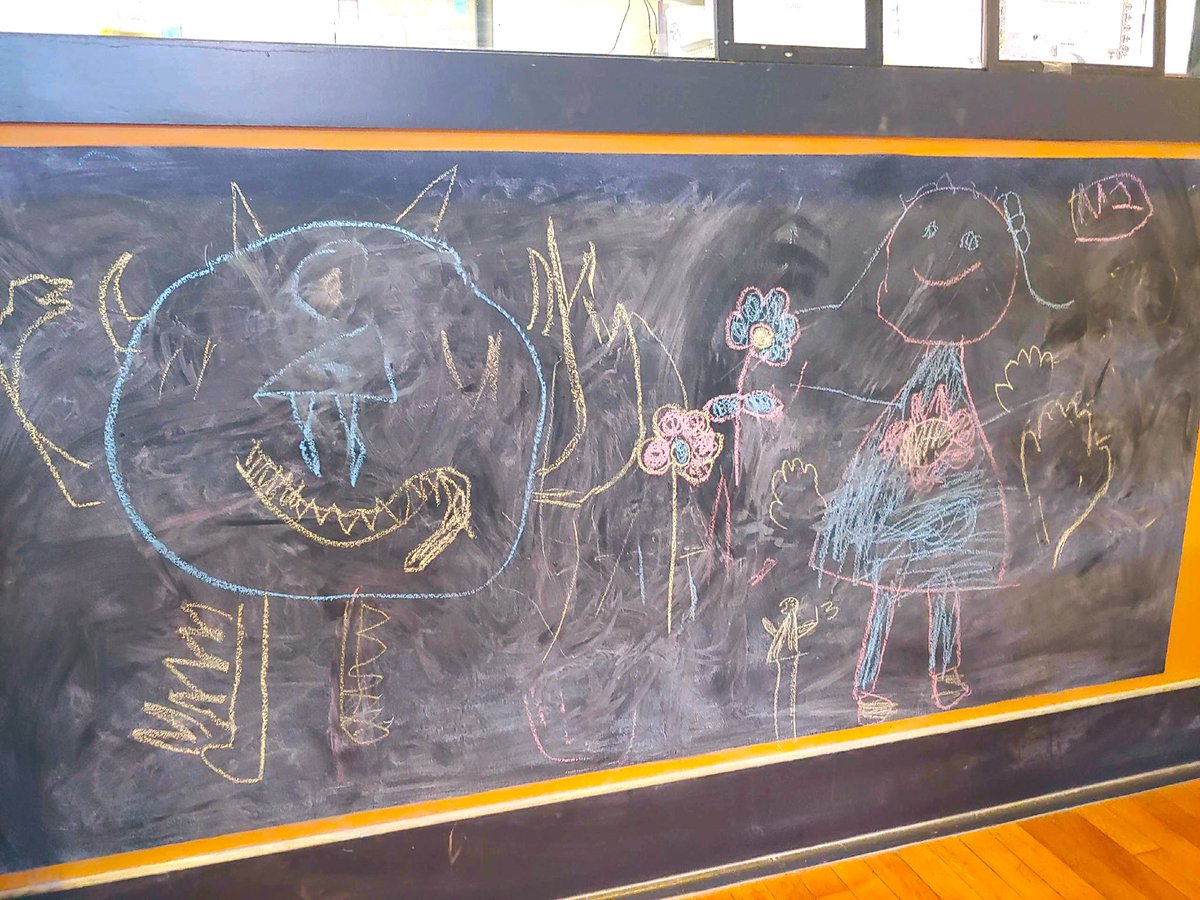 No matter what age, we are all excited for #SpringTime and #Brunch ! Can’t wait to see more Spring inspired chalk creations in our kids’ corner!
