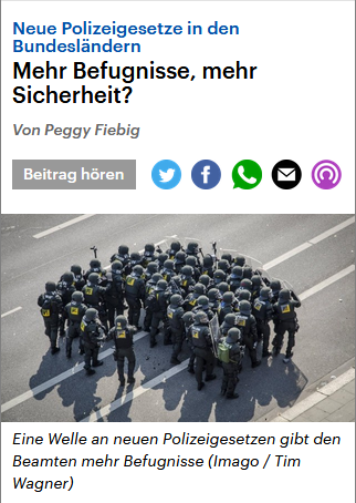 NoPolGNDS's tweet photo. Neue Polizeigesetze in den Bundesländern - Mehr Befugnisse, mehr Sicherheit? #noNPOG #NPOG #PolG #noPolG #noPAG #Polizeigesetzstoppen https://t.co/JtcmNKirDt https://t.co/VRIPal83Wt