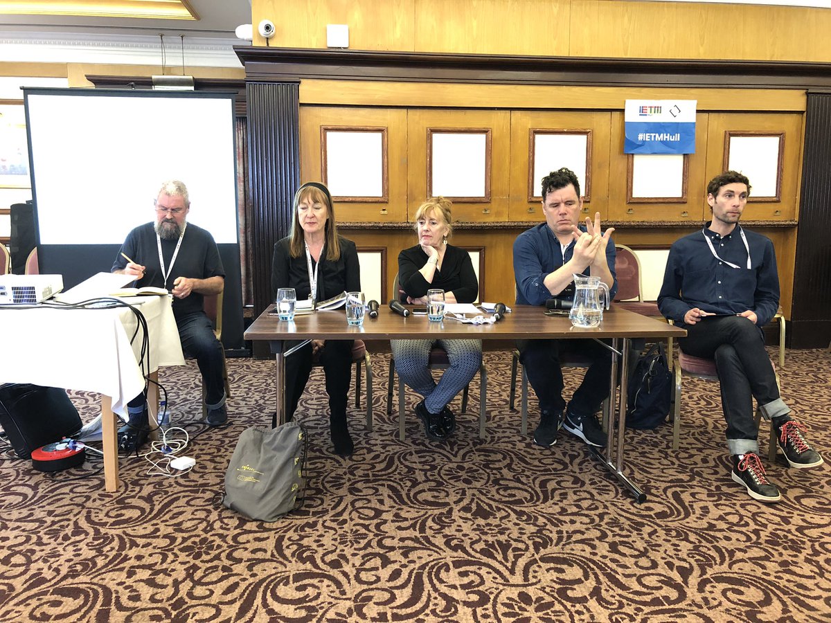 #connect19 at #IETMHull discusses #Brexit and connections with <a href="/AWalktalk/">Alison</a> <a href="/RSobey/">Reliana Suárez</a> hosting