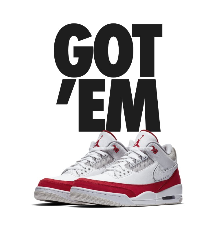 The Air Jordan 3 Retro TH SP is yours. Share your latest pick up with your friends.