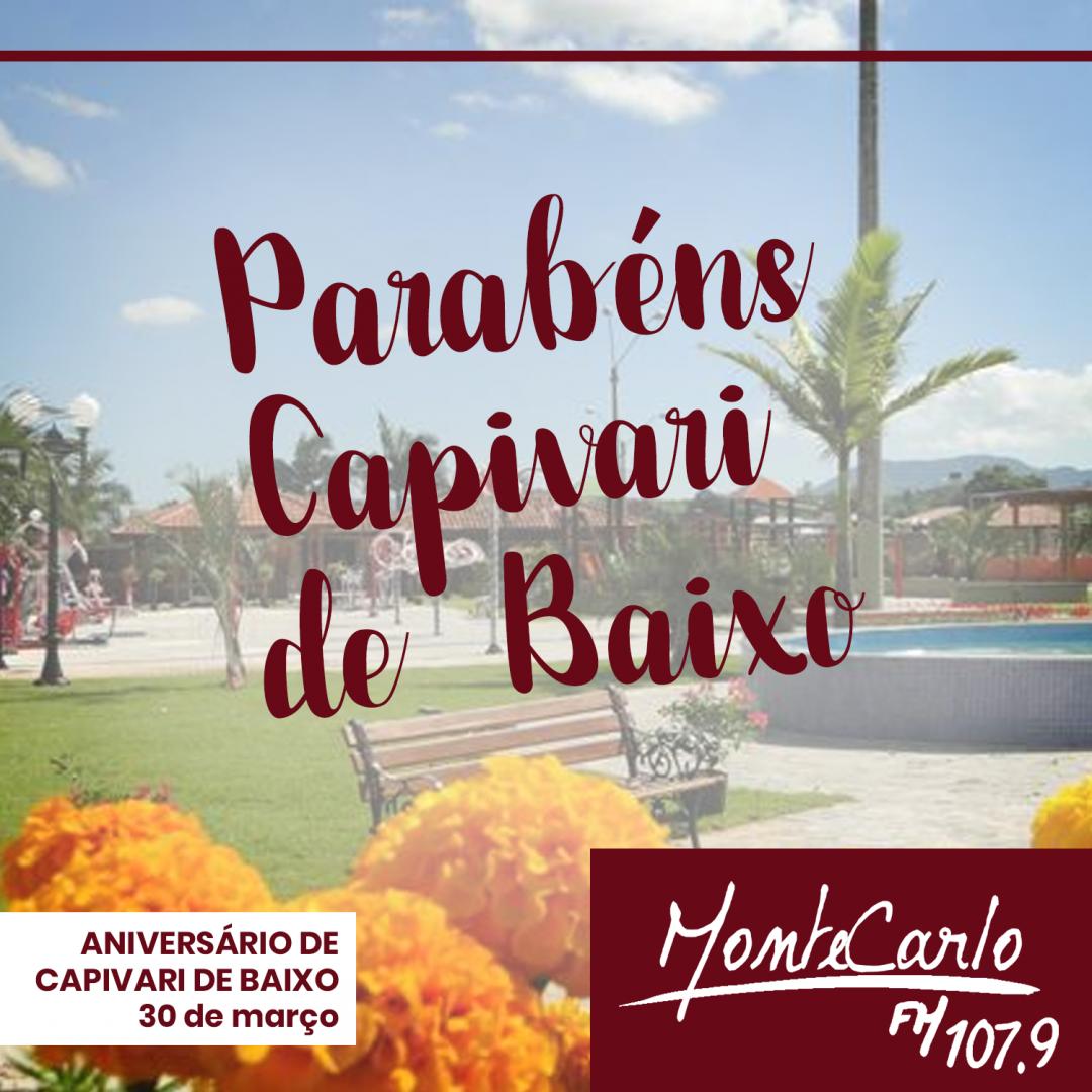 MonteCarloTb's tweet photo. Quem está de aniversário hoje é a nossa cidade vizinha, Capivari de Baixo🎈!!
.
.
.
#Aniversário #Cidade #Capivari #CapivarideBaixo #Município #Rádio #MonteCarloFM https://t.co/d5lqQVgzO9