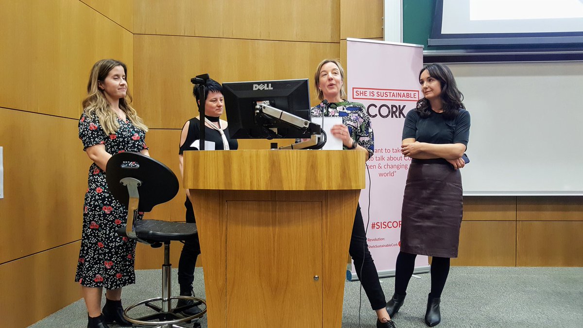 Bibliocook's tweet photo. The @SheIsSustCork dream team! Well done to this crew for kicking off a brilliant conversation
#SISCork https://t.co/T3Sd1LCw44