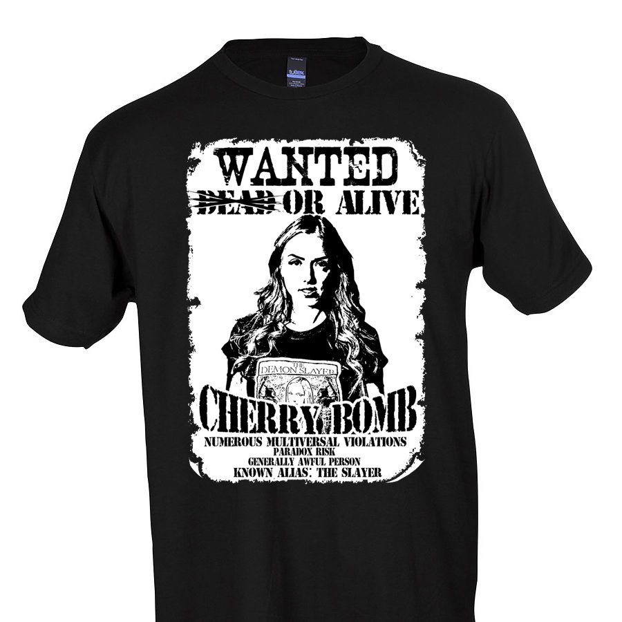 For those of you who DO like <a href="/CherrryBomb3/">Cherry Bomb</a> we have a limited amount of her tees left at demonxbunny.com 
Wanted (yellow) bit.ly/CB-yellow
Wanted (B&amp;W) bit.ly/CB-BW
Demon Slayer bit.ly/DXB-Slayer