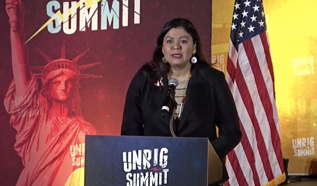 representus's tweet photo. "I don't consider myself a politician, I consider myself a political healer." State Representative @Ruth4Nd #UnrigSummit Watch: https://t.co/gfqFrE42MU #UnrigtheSystem https://t.co/AHHVN0YajA
