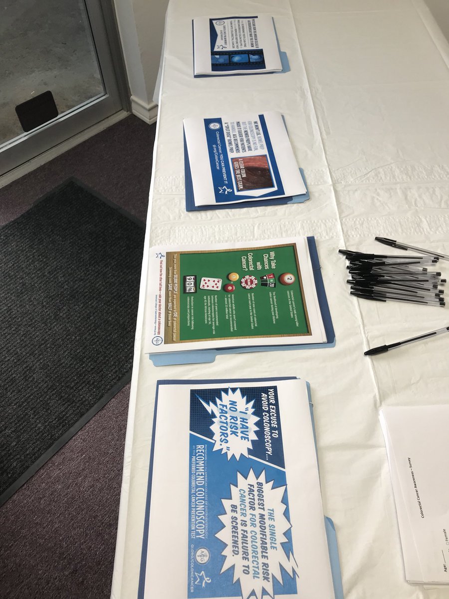 BilalMohammadMD's tweet photo. So proud of our team @utmbnews for such an inspiring #ColonCancerAwareness minority community outreach campaign yest. Atleast 3 people told me they got convinced for screening ๐ @AmCollegeGastro & @ASGEendoscopy tools came in handy
#DressInBlue #ColonCancer #80inEveryCommunity https://t.co/ByjPYnsk7u
