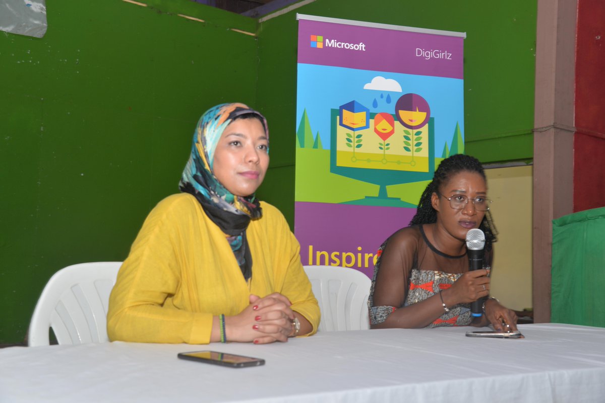 Nous sommes ravis de collaborer avec <a href="/SimplonCiv/">Simplon Côte d’Ivoire</a> dans notre poursuite de l’inclusion des étudiantes dans le secteur des TIC. Nous avons accueilli Raissa Banhoro, Manager de Banhoro services Group et directrice de SIMPLON CI, lors de notre évènement ! #DigiGirlz #MakeWhatsNext